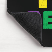 I Liebe Beer Jester Hat Drink Team Fun Mardi Gra Mousepad (Ecke)