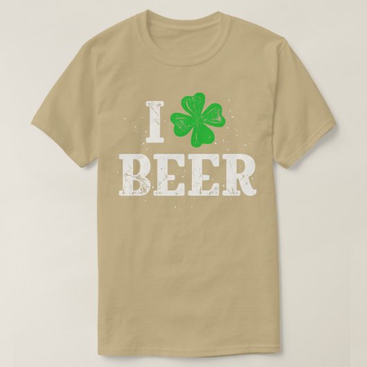 I Liebe Beer St Patricks Day for Men Women (2) T-Shirt (Design vorne)