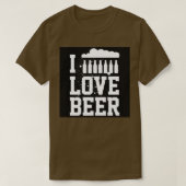I Liebe Beer T-Shirt (Design vorne)