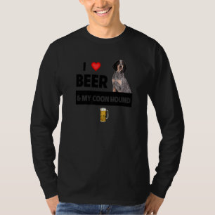 I Liebe Beer und mein  Mama Vater Jagd Hund D T-Shirt