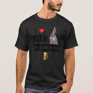 I Liebe Beer und mein  Mama Vater Jagd Hund D T-Shirt