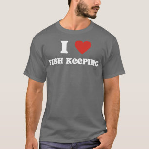 I Liebe Behaltend Fisch T-Shirt