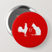 I LIEBE BEIDE BUTTON (Vorne & Hinten)
