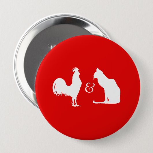 I LIEBE BEIDE BUTTON (Vorne & Hinten)