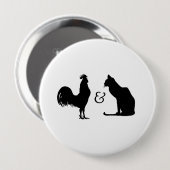 I Liebe beide Button (Vorne & Hinten)