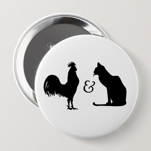 I Liebe beide Button (Vorne & Hinten)