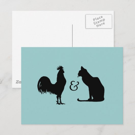 I Liebe beide Postkarte (Vorne/Hinten)