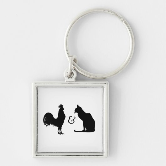 I Liebe beide Schlüsselanhänger (Vorne)