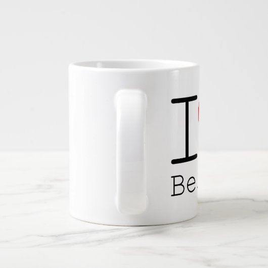 I Liebe Beirut Jumbo-Tasse (Rückseite)