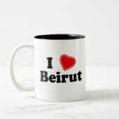 I Liebe Beirut Zweifarbige Tasse (Links)