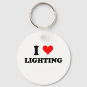 I Liebe Beleuchtung Schlüsselanhänger (Vorderseite)