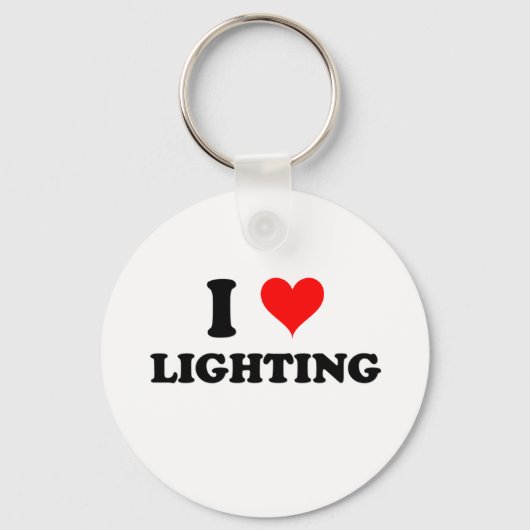 I Liebe Beleuchtung Schlüsselanhänger (Vorderseite)