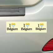 I Liebe Belgien Autoaufkleber (Auf Auto)