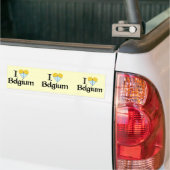 I Liebe Belgien Autoaufkleber (Auf Lkw)