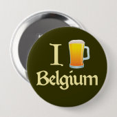I Liebe Belgien Button (Vorne & Hinten)