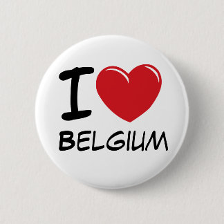I Liebe Belgien Button