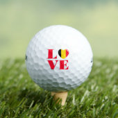 I Liebe Belgien Golfball (Insitu T-Shirt)