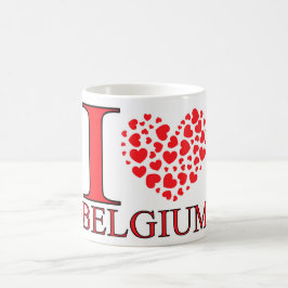 I Liebe Belgien Kaffeetasse
