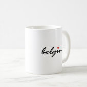 I Liebe Belgien Kaffeetasse (VorderseiteRechts)