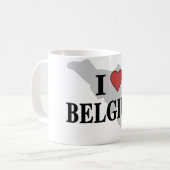 I Liebe Belgien Kaffeetasse (Vorderseite Links)