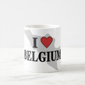 I Liebe Belgien Kaffeetasse (Mittel)