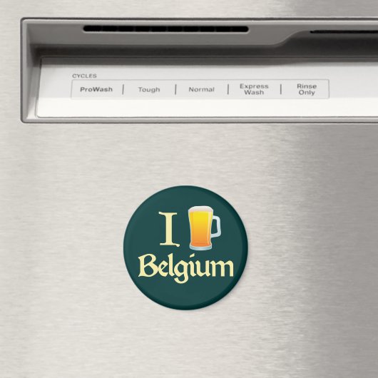 I Liebe Belgien Magnet (In Situ (Geschirrspüler))