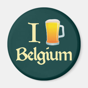 I Liebe Belgien Magnet