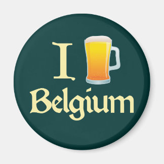 I Liebe Belgien Magnet
