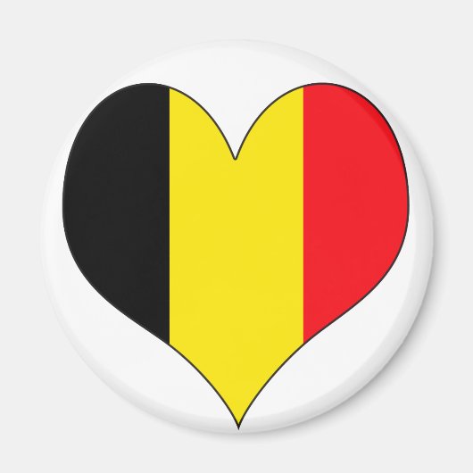 I Liebe Belgien Magnet (Vorne)