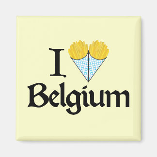 I Liebe Belgien Magnet