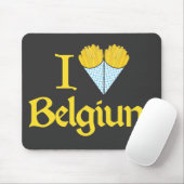 I Liebe Belgien Mousepad (Mit Mouse)