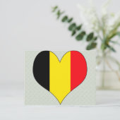 I Liebe Belgien Postkarte (Stehend Vorderseite)
