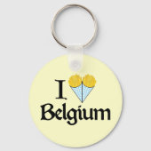 I Liebe Belgien Schlüsselanhänger (Vorderseite)