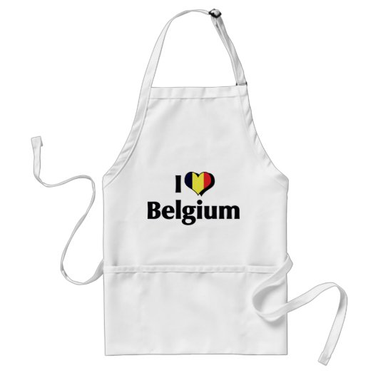 I Liebe Belgien Schürze (Vorne)