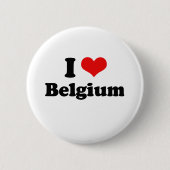 I Liebe-Belgien-T-Shirt Button (Vorderseite)