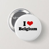 I Liebe-Belgien-T-Shirt Button (Vorne & Hinten)