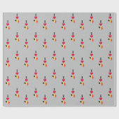 I Liebe Belgium Vertikal I Herzenlandkarte Geschenkpapier (Flach)