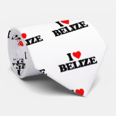 I LIEBE BELIZE KRAWATTE (Gerollt)