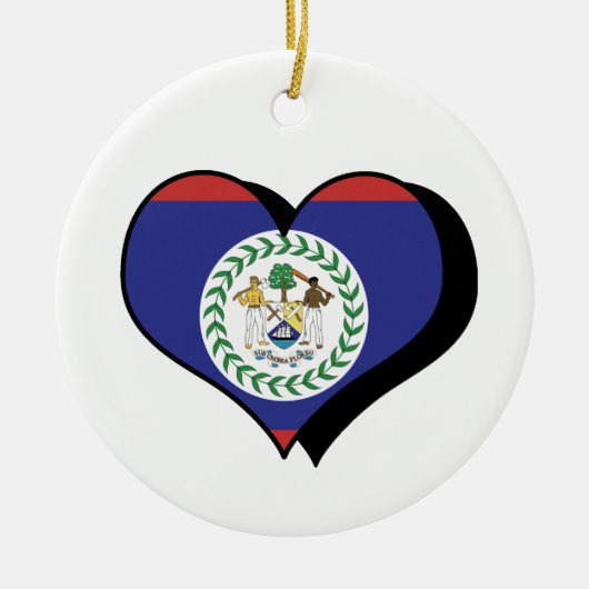 I Liebe Belize Ornament (Vorne)