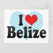I Liebe Belize Postkarte (Vorderseite)