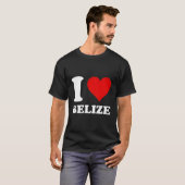 I Liebe Belize T-Shirt (Vorne ganz)