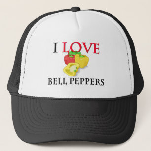 I Liebe-Bell-Paprikaschoten Truckerkappe