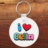 I Liebe Bella Schlüsselanhänger (Vorderseite)