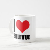 I Liebe Bellevue Kaffeetasse (Vorderseite Links)