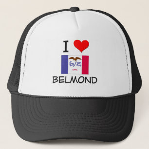 I Liebe BELMOND Iowa Truckerkappe