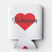 I Liebe Belmopan - Belize Dosenkühler (Rückseite)