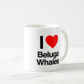 i Liebe Beluga Wales Kaffeetasse (VorderseiteRechts)