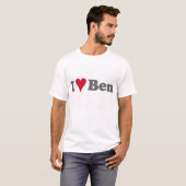 I Liebe Ben T-Shirt (Vorne ganz)