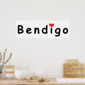 I Liebe Bendigo Poster (Küche)