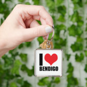 I Liebe Bendigo Schlüsselanhänger (Hand)